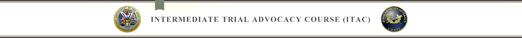 Intermediate Trial Advocacy Course Banner